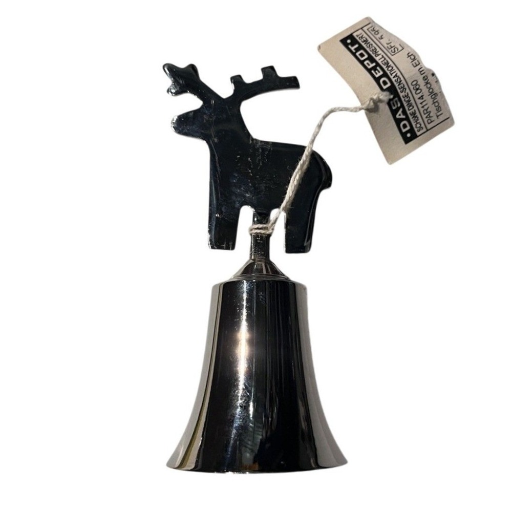 Metal Reindeer Bell – Das Depot #14-660, DanDee Seasonal Christmas Décor